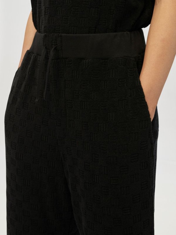 Cotton logo sweat shorts shop online: AMBUSH