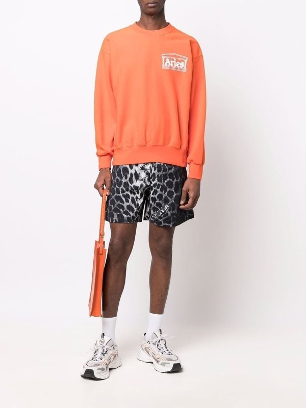 Trousers Shorts shop online Leopard print short