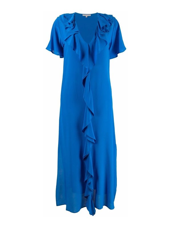 GOLD HAWK: Maxikleider - Knielanges Kleid - Blau
