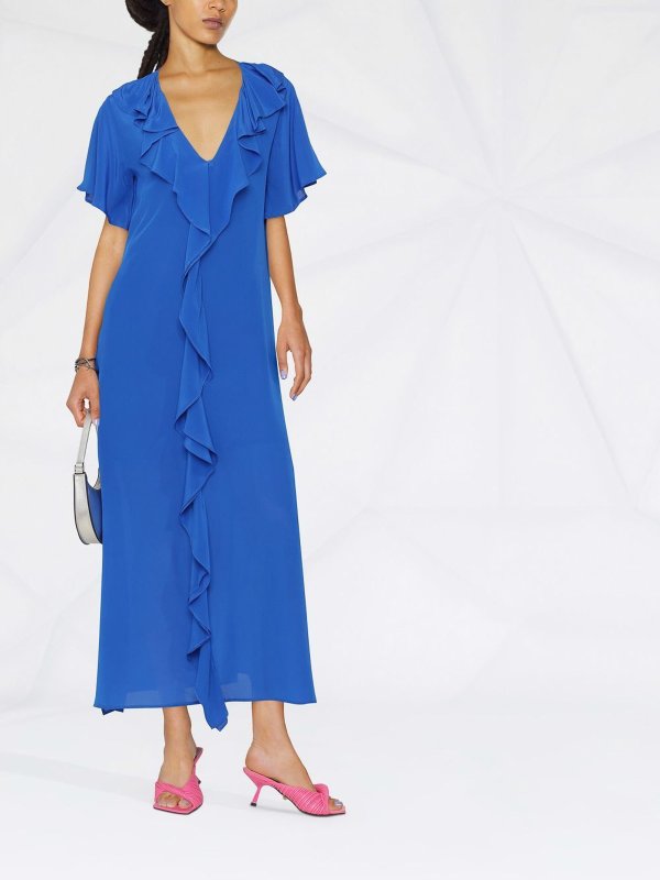 The Best Shops GOLD HAWK: Maxikleider - Knielanges Kleid - Blau