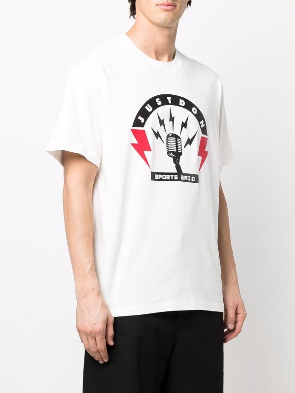 T-Shirt - Weiß shop online: JUST DON