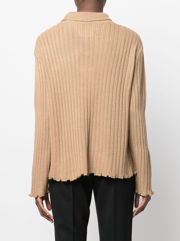 Maison Margiela: maglia collo rotondo online - Pullover in misto lana