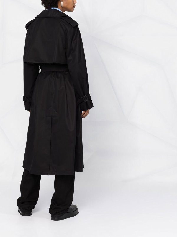 Gabardina - Negro shop online: WARDROBE.NYC