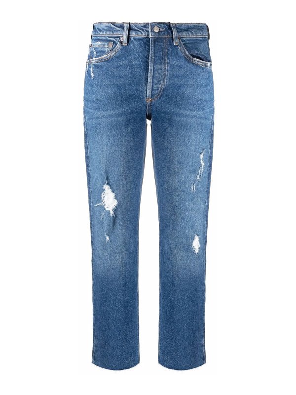 BOYISH: Straight Leg Jeans - Straight Leg Jeans - Denim