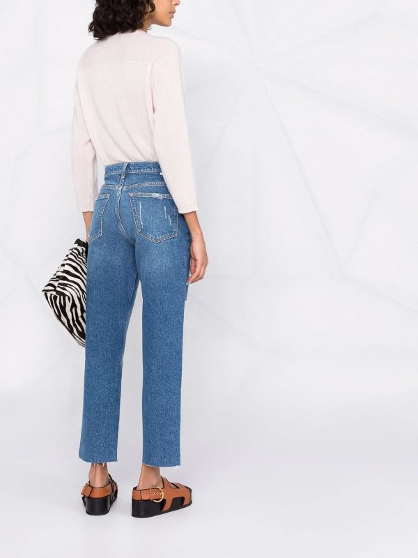 BOYISH: Straight Leg Jeans online - Straight Leg Jeans - Denim