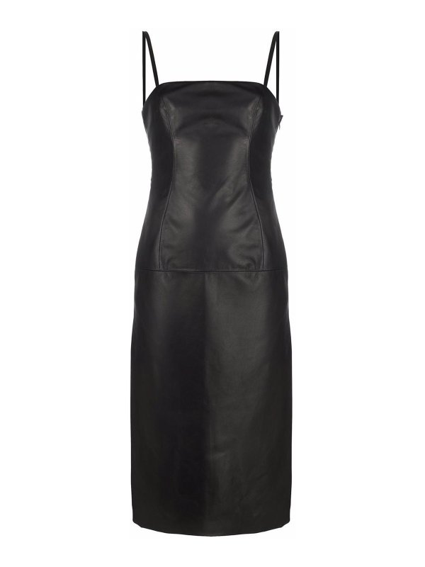 GIUSEPPE DI MORABITO: ニーレングスドレス - 膝丈ドレス - 黒