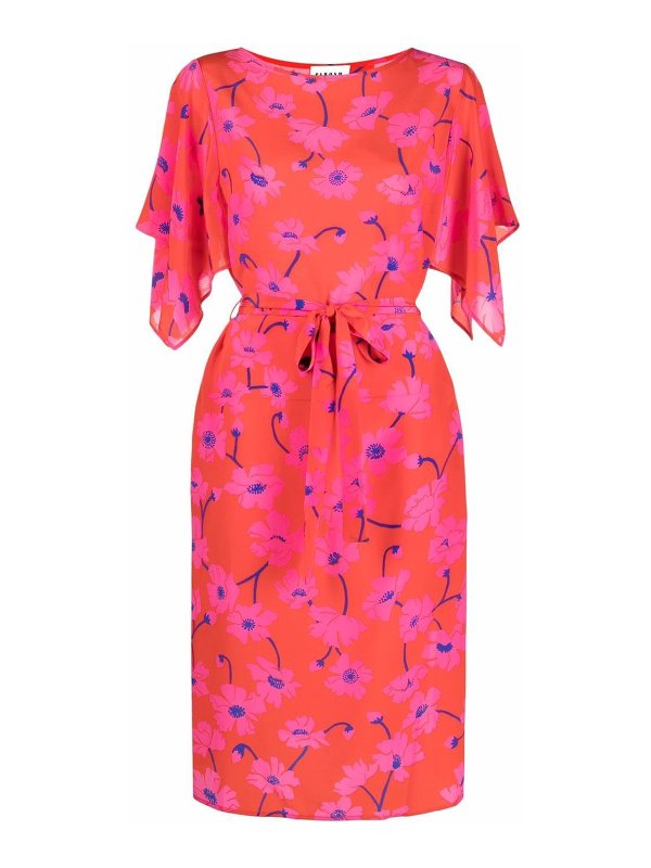 P.A.R.O.S.H.: Vestidos media pierna - Vestido Midi - Rojo