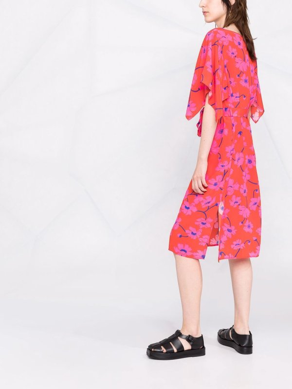 P.A.R.O.S.H.: Vestidos media pierna online - Vestido Midi - Rojo