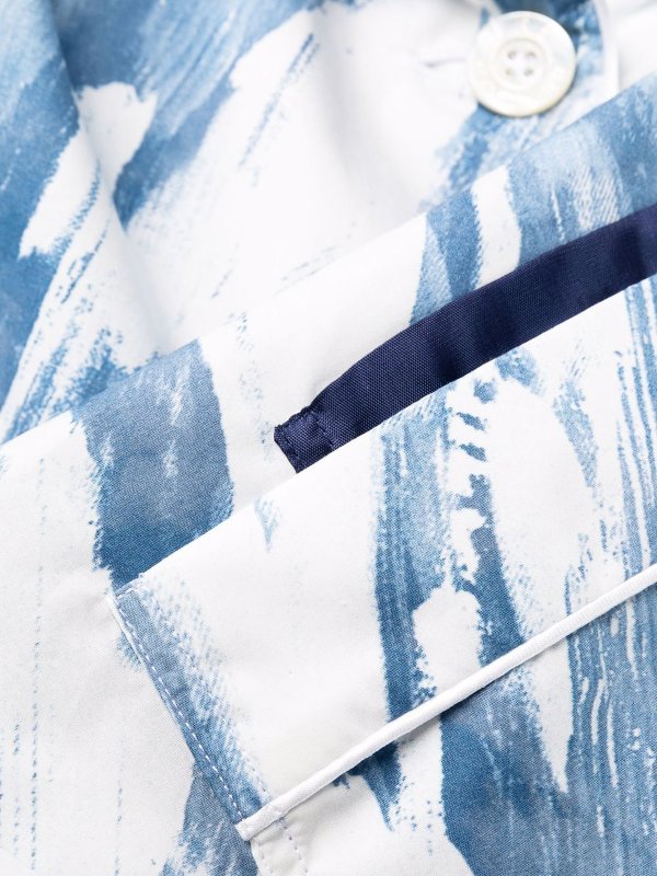 UMIT BENAN: shirts online - Getty printed cotton shirt