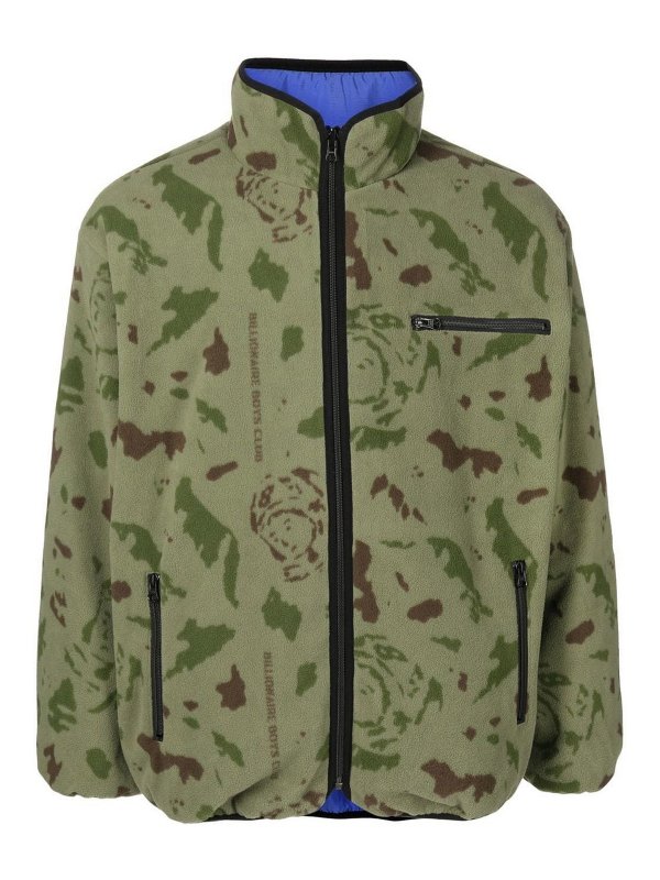 BILLIONAIRE: casual jackets - Reversible fleece jacket
