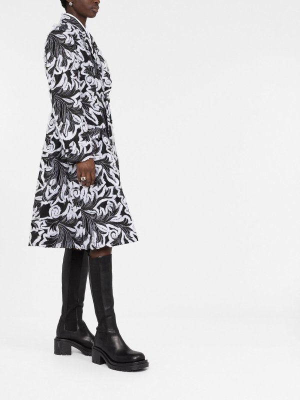 iKRIX COMME DES GARCONS: Cappotto damascato doppiopetto