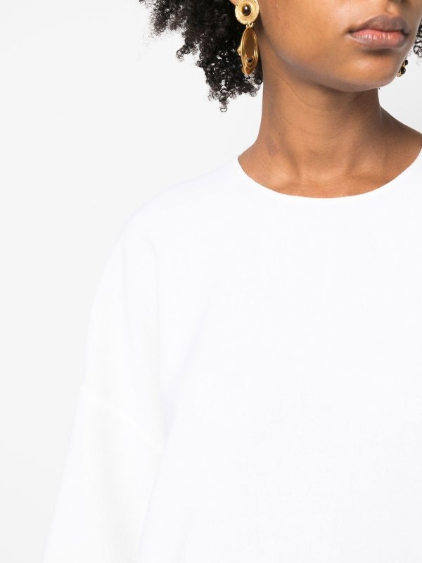 Pull Col Rond - Blanc shop online: Gianluca Capannolo