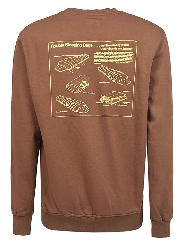 HOLUBAR: crew necks online - Logo crewneck sweatshirt