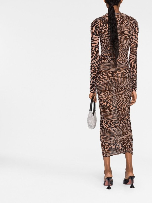 MUGLER buy online 膝丈ドレス - 黒