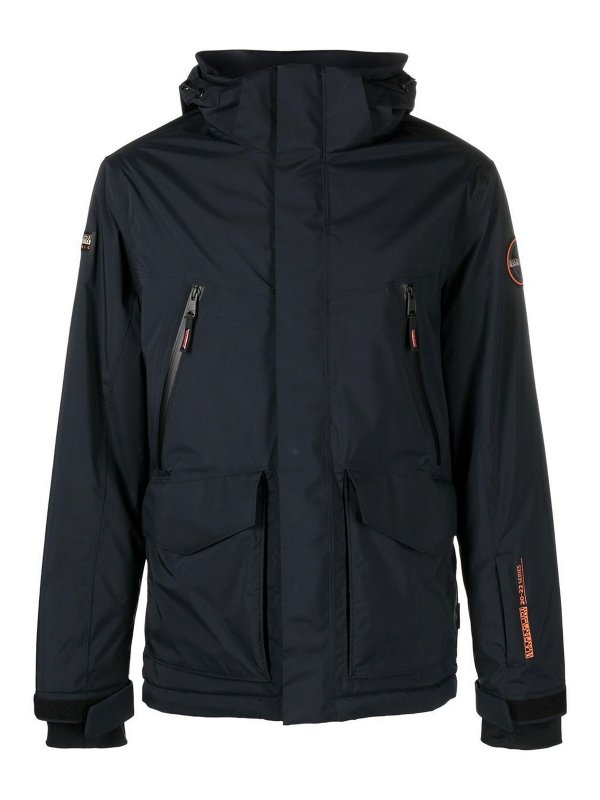 NAPAPIJRI: short coats - Zeroth hooded jacket