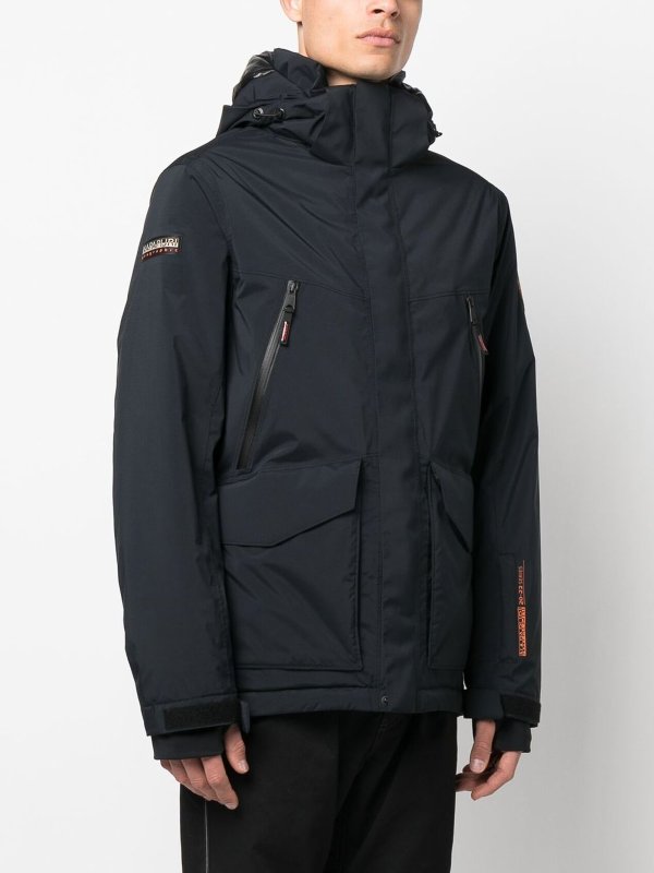 NAPAPIJRI: short coats online - Zeroth hooded jacket