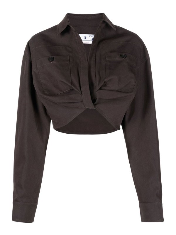 OFF-WHITE: Hemden - Hemd - Grau