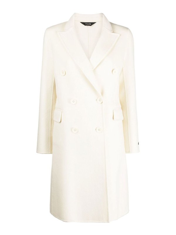 PALT: knee length coats - Wool blend double-breasted coat