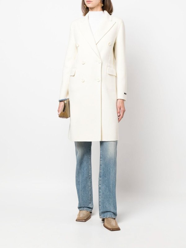 Wool blend double-breasted coat shop online: PALT