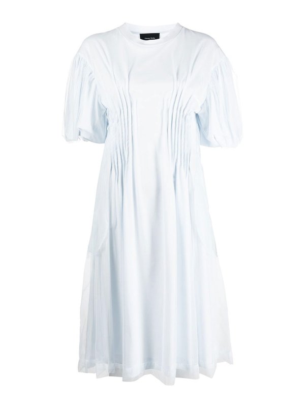 SIMONE ROCHA: Robe longueur genou - Robe Au Genou - Bleu
