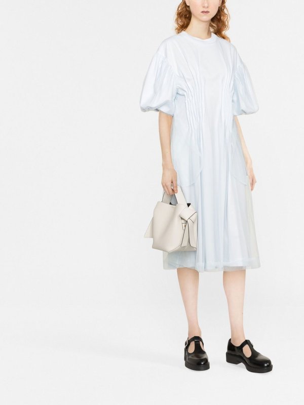 SIMONE ROCHA: Robe longueur genou online - Robe Au Genou - Bleu