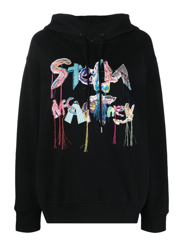 STELLA McCARTNEY: Sweatshirts & Pulls - Sweat-Shirts - Noir