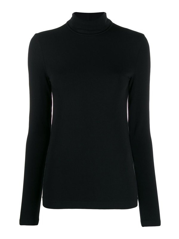WOLFORD: クルーネック - クルーネック - 黒