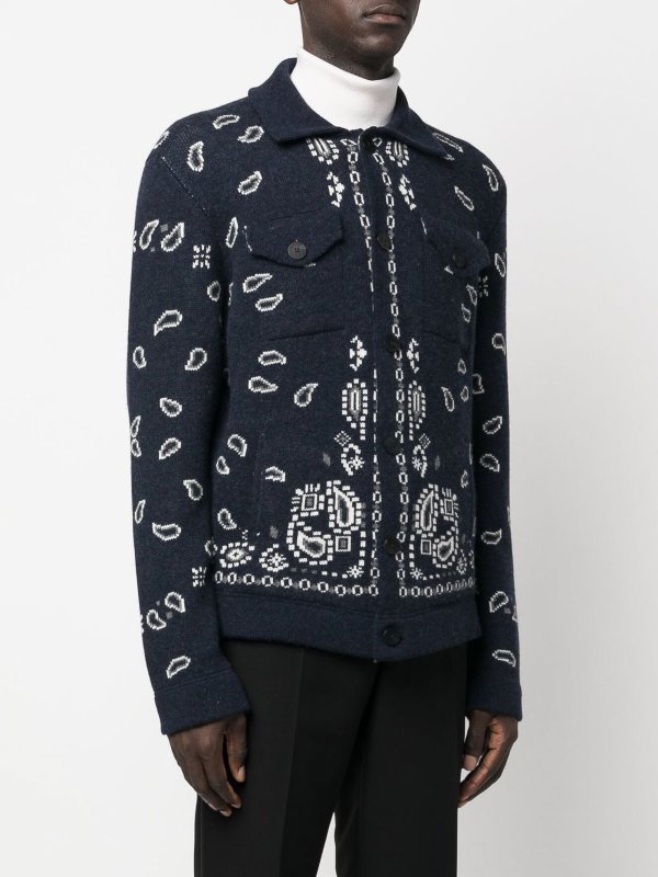 Cárdigan - Azul shop online: ALANUI