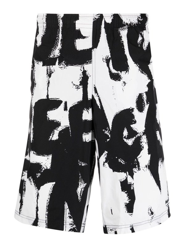 ALEXANDER MCQUEEN: Hosen Shorts - Shorts - Schwarz