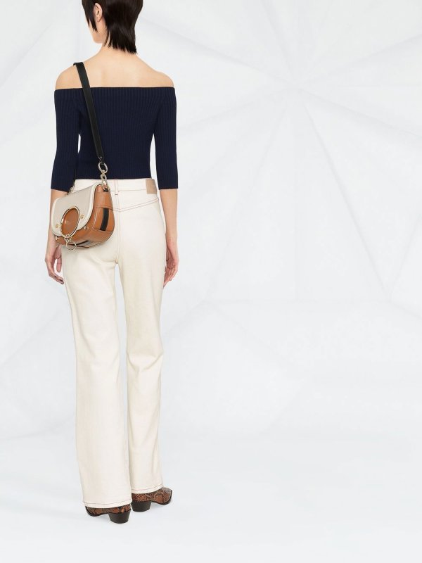 クルーネック - ブルー shop online: CHLOE