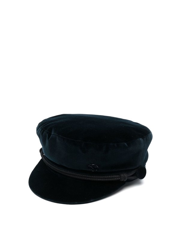 MAISON MICHEL: 帽子＆キャッブ - カジュアルジャケット - ブルー