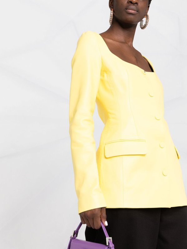 The Attico buy online Blazer - Gelb