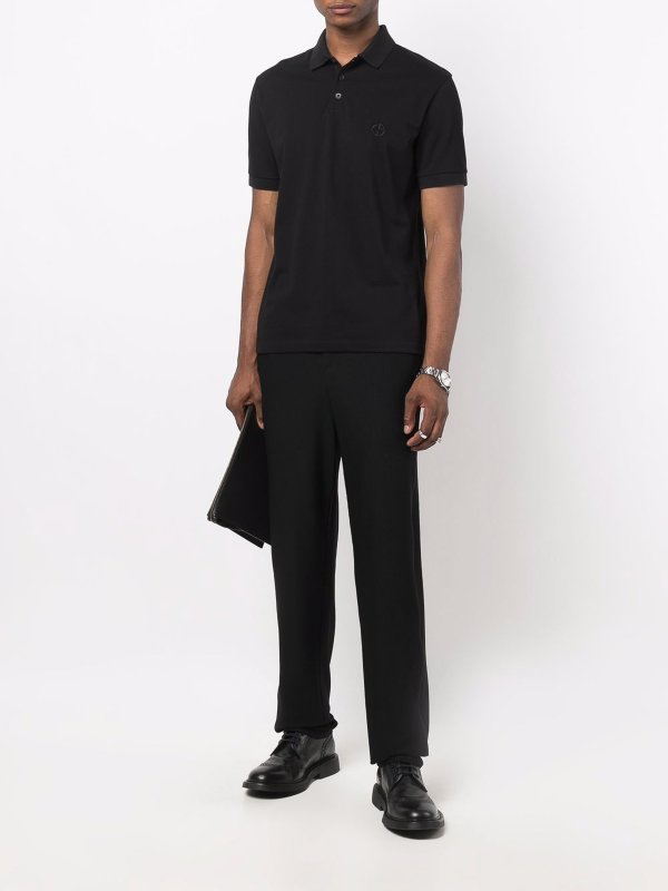 iKRIX GIORGIO ARMANI: ポロシャツ - ポロシャツ - 黒