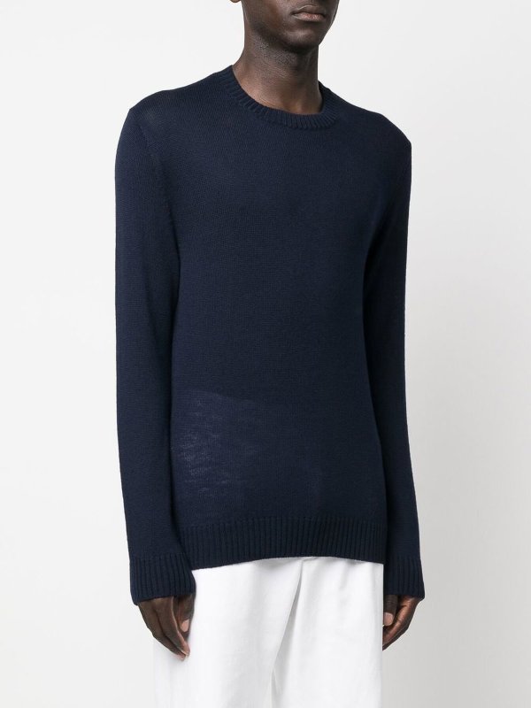 JIL SANDER: crew necks online - Wool crewneck