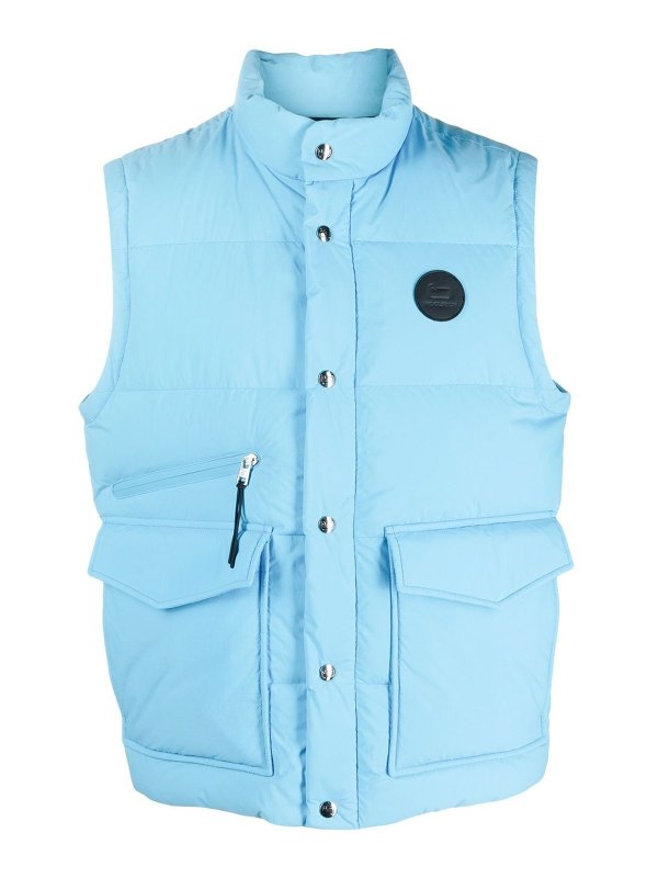 WOOLRICH: Westen - Weste - Hellblau