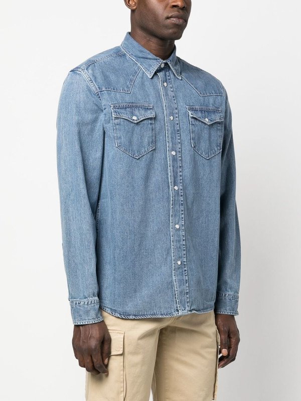 Camicia in denim shop online: WOOLRICH