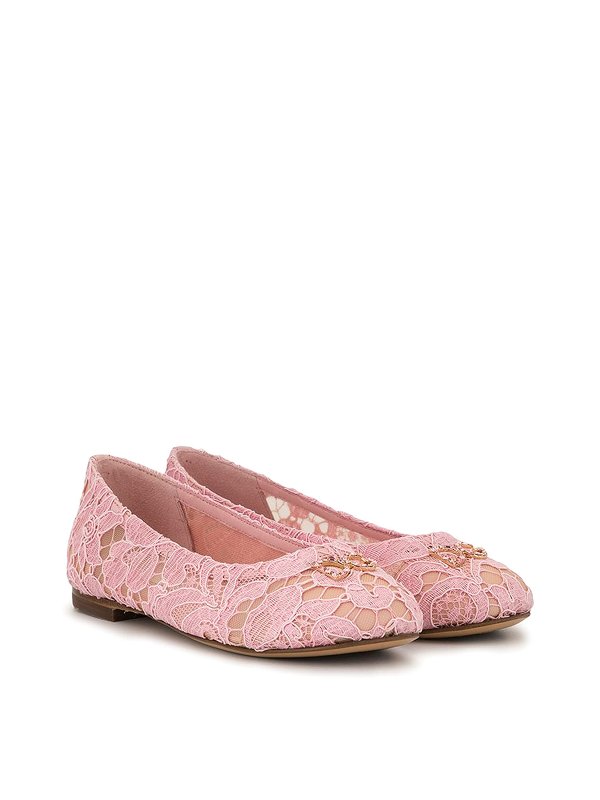 Dolce & Gabbana Jr: ballerine - Ballerina con pizzo