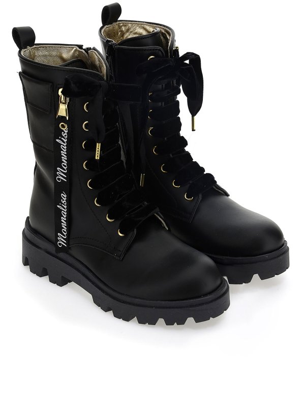 Monnalisa Bebè: ブーティー online - アンクルブーツ - 黒