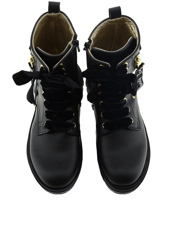 アンクルブーツ - 黒 shop online: Monnalisa Bebè