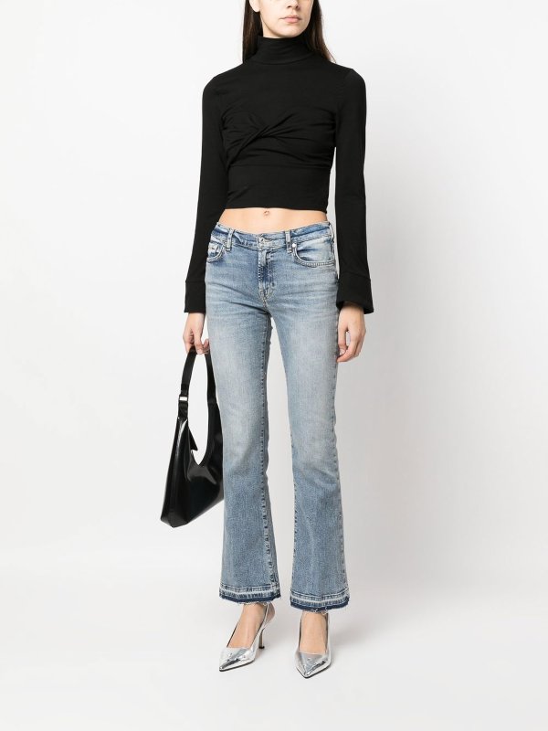 Bootcut denim jeans shop online: SEVEN