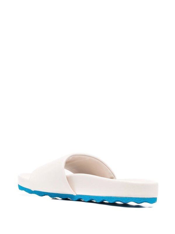 OFF-WHITE: flip flops online - Logo slides