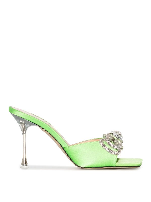 MACH & MACH: Zapatos chinelas - Chinelas - Verde