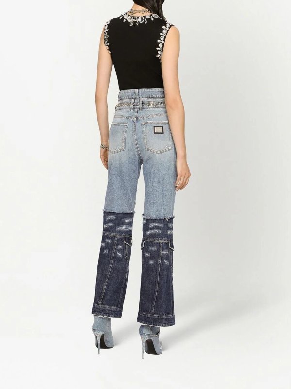 トップ/タンクトップ - 黒 shop online: DOLCE & GABBANA