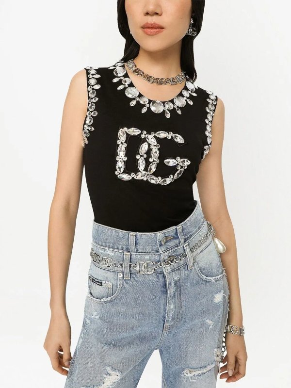 DOLCE & GABBANA buy online トップ/タンクトップ - 黒