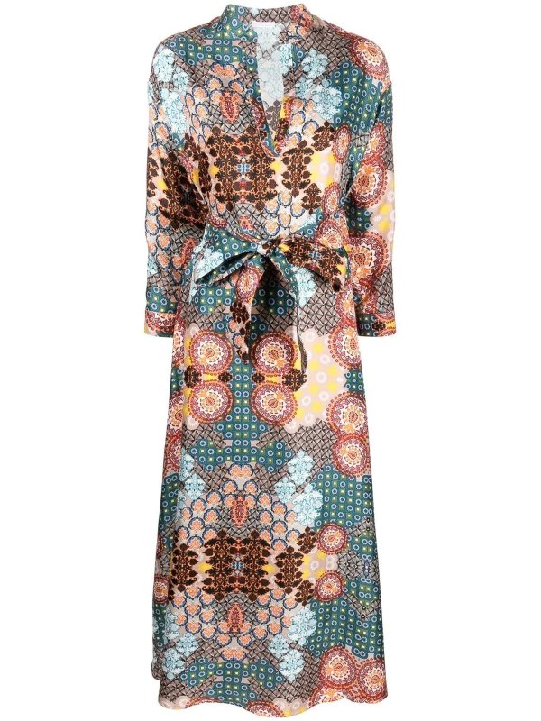 iKRIX 813 OTTOTREDICI: Knielange Kleider - Knielanges Kleid - Bunt