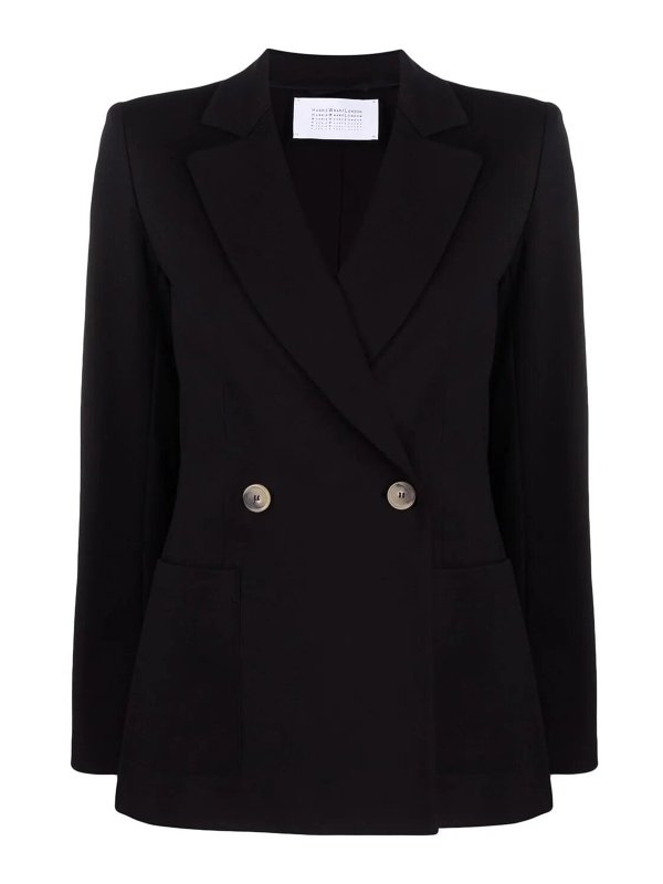HARRIS WHARF LONDON: blazers - Double-breasted jacket