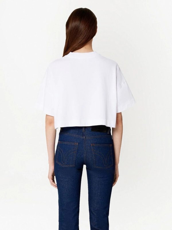 The Best Shops AMI PARIS: t-shirts - T shirt cropped