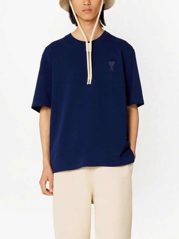 シャツ - ブルー shop online: AMI PARIS