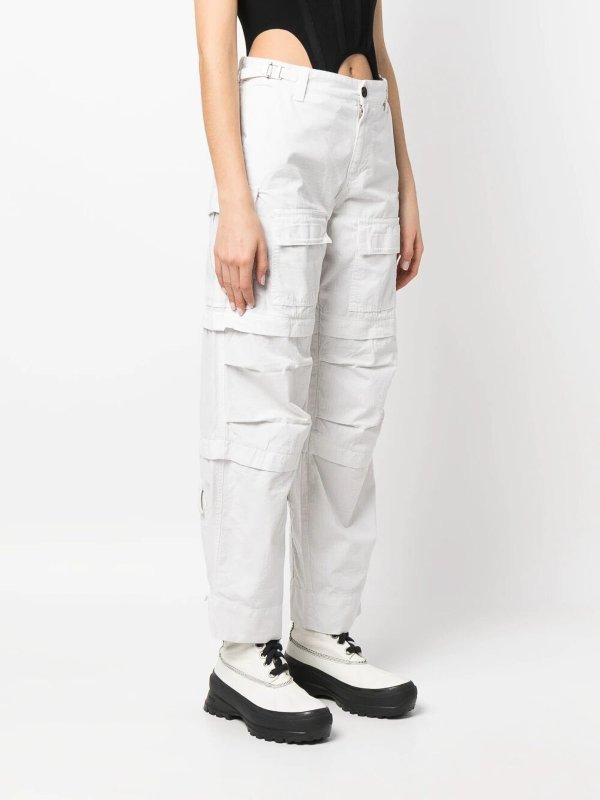 The Best Shops DARKPARK: カジュアルトラウザー - ストレートジーンズ - 白