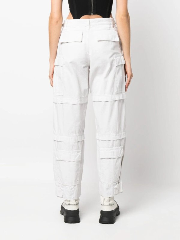 ストレートジーンズ - 白 shop online: DARKPARK